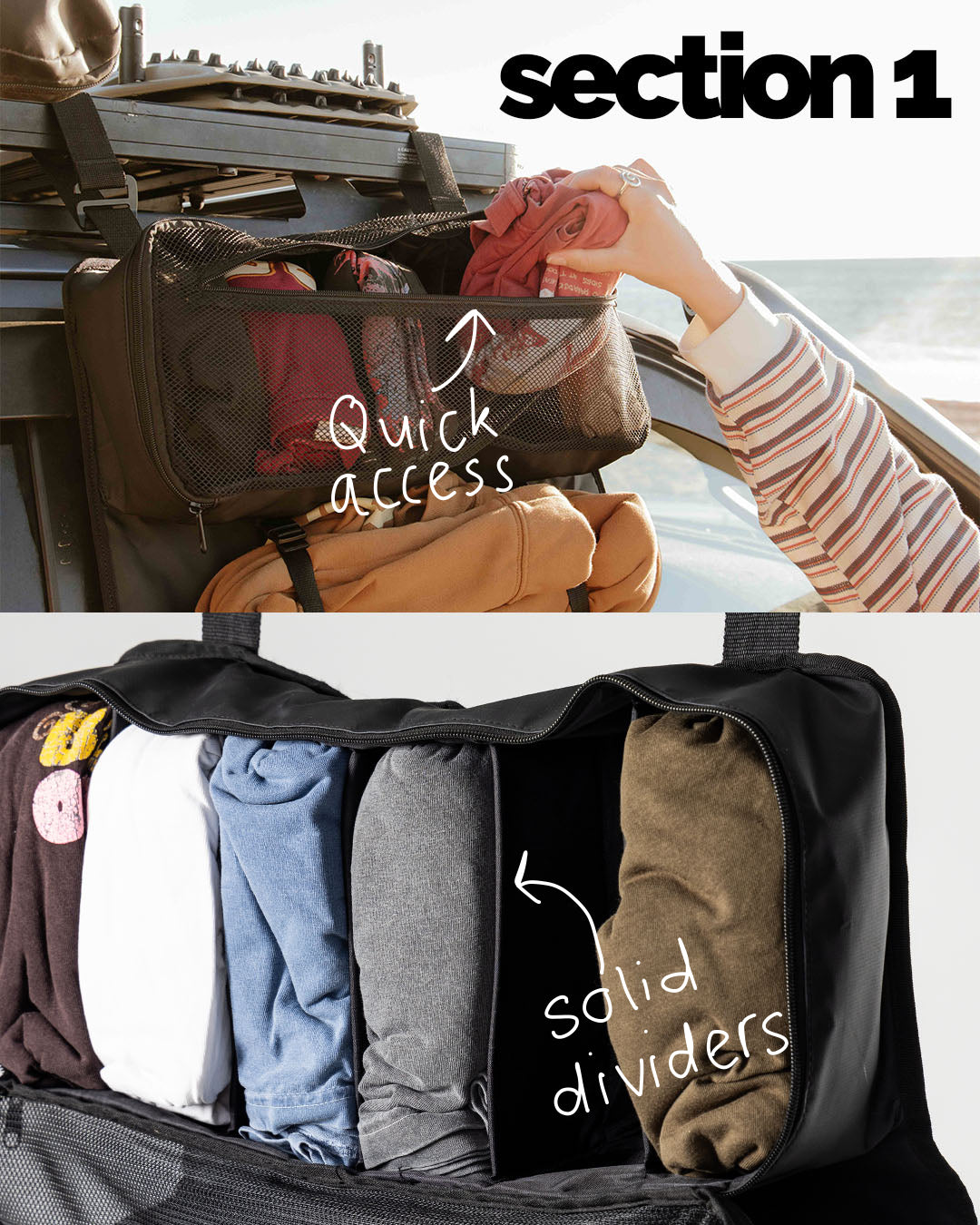 PackedGear Roll Up Closet BLACK