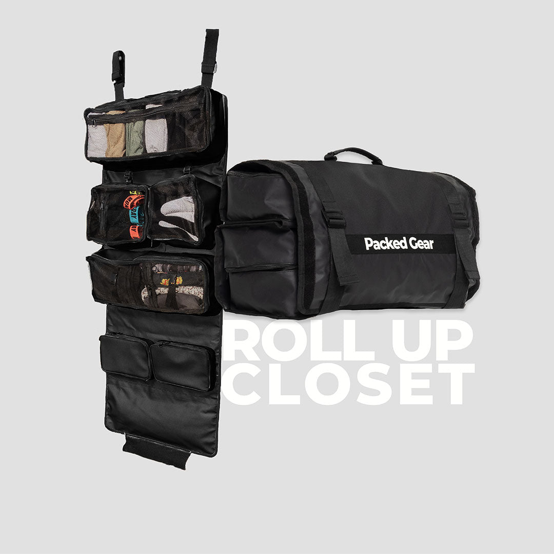 PackedGear Roll Up Closet BLACK